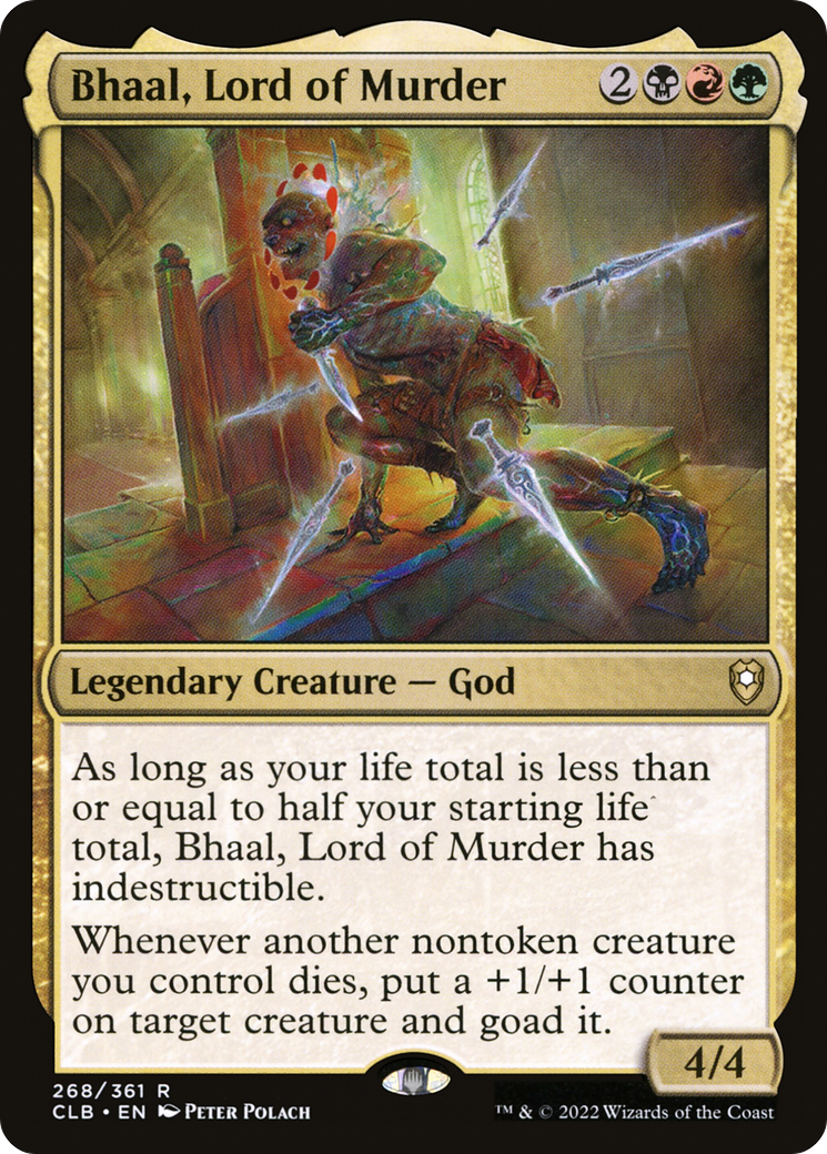 Bhaal, Lord of Murder (CLB-268)  - Commander Legends: Battle for Baldur's Gate