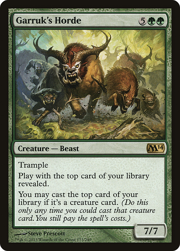 Garruk's Horde (M14-173)  - Magic 2014