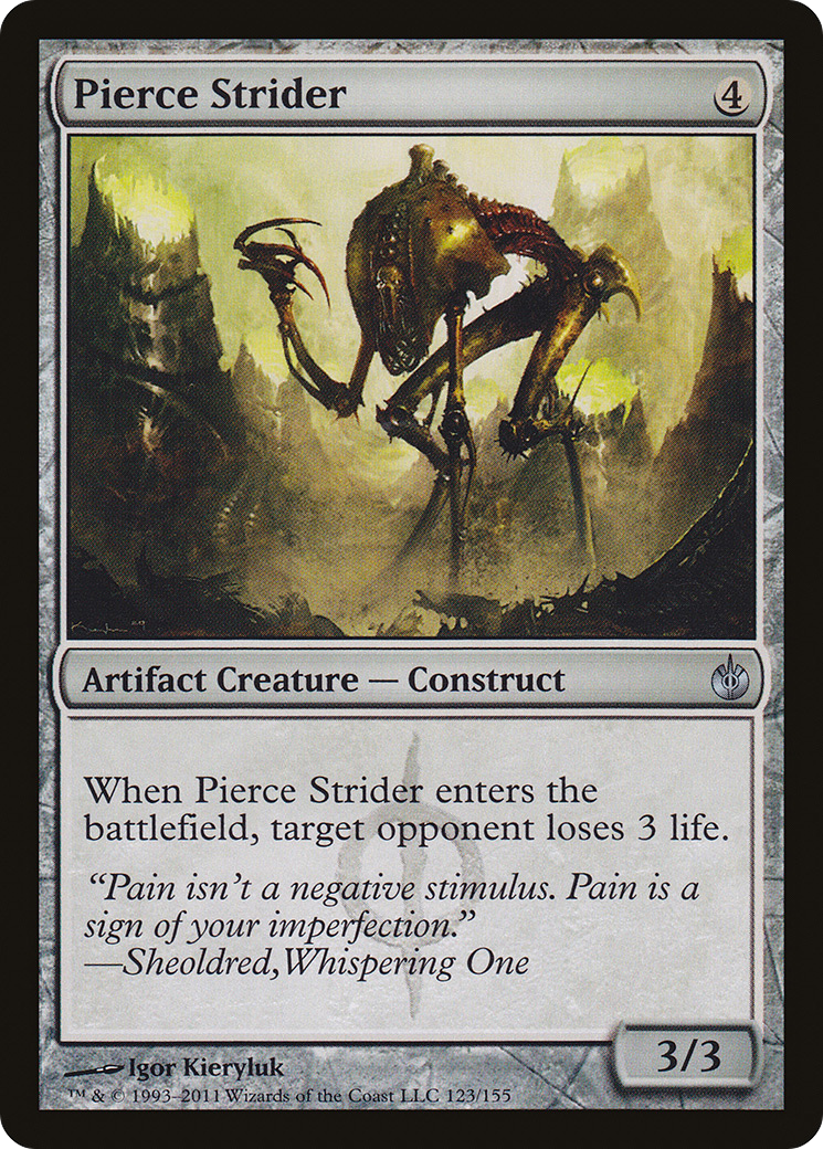 Pierce Strider (MBS-123)  Foil - Mirrodin Besieged
