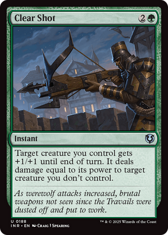 Clear Shot (INR-188)  Foil - Innistrad Remastered