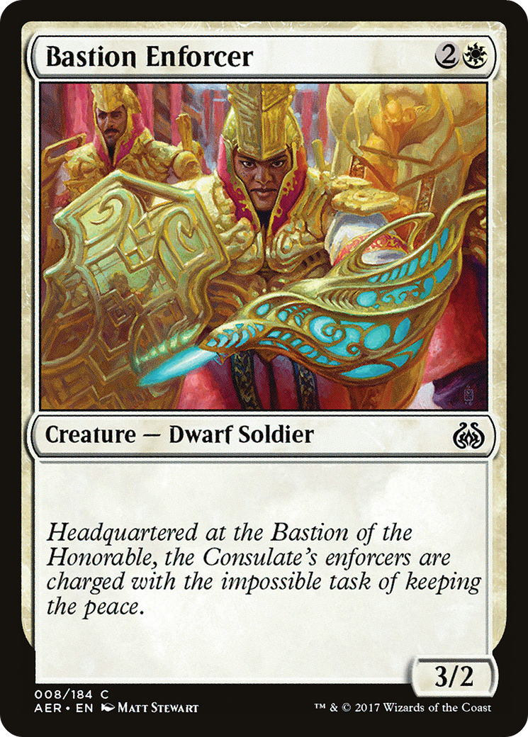 Bastion Enforcer (AER-008)  - Aether Revolt