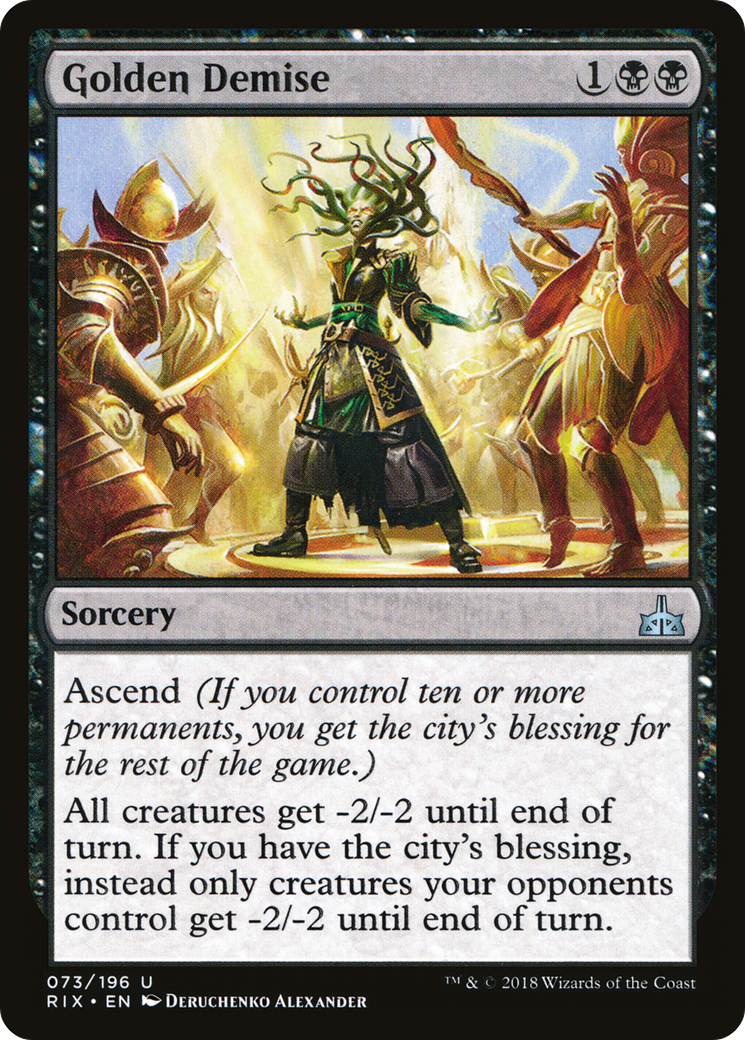 Golden Demise (RIX-073)  - Rivals of Ixalan