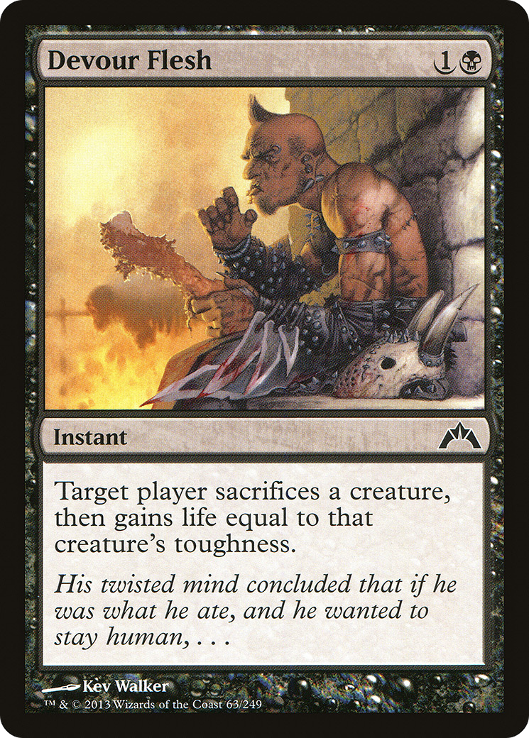 Devour Flesh (GTC-063)  Foil - Gatecrash