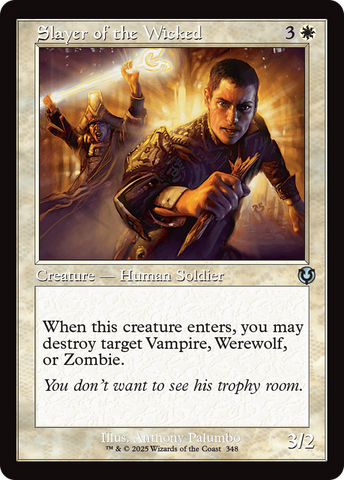Slayer of the Wicked (Retro Frame) (INR-348)  - Innistrad Remastered