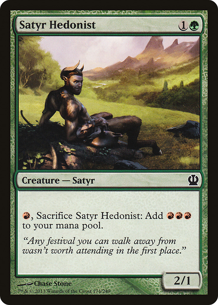Satyr Hedonist (THS-174)  - Theros