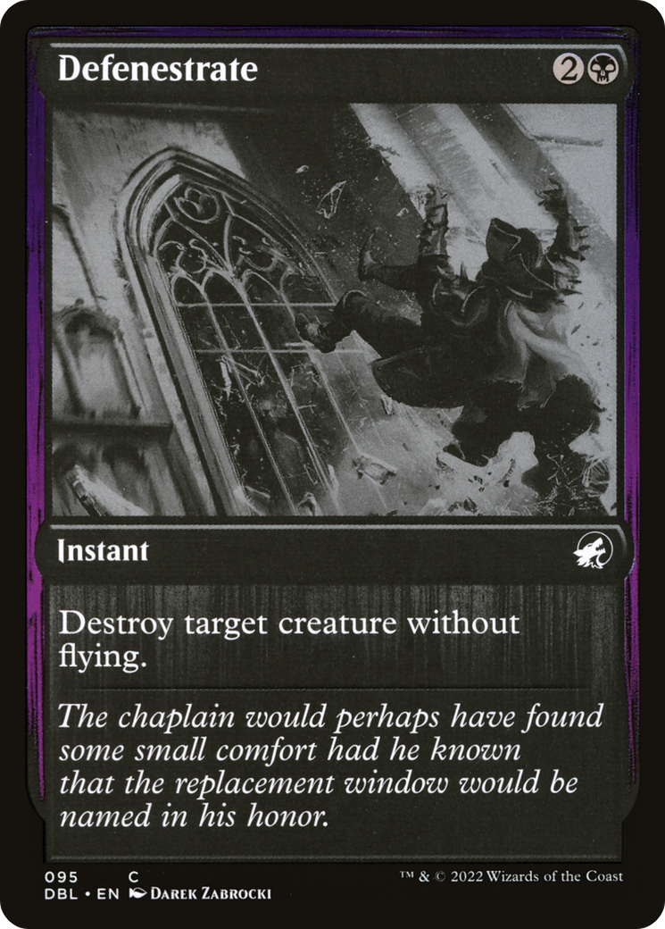 Defenestrate (DBL-095)  Foil - Innistrad: Double Feature