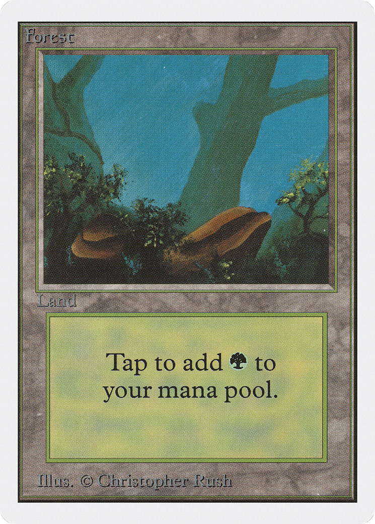 Forest (A) (2ED-)  - Unlimited Edition