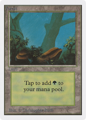 Forest (A) (2ED-)  - Unlimited Edition