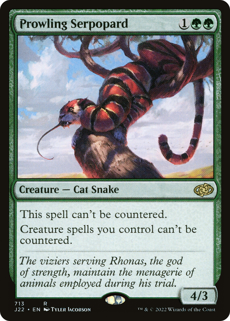 Prowling Serpopard (J22-713)  - Jumpstart 2022