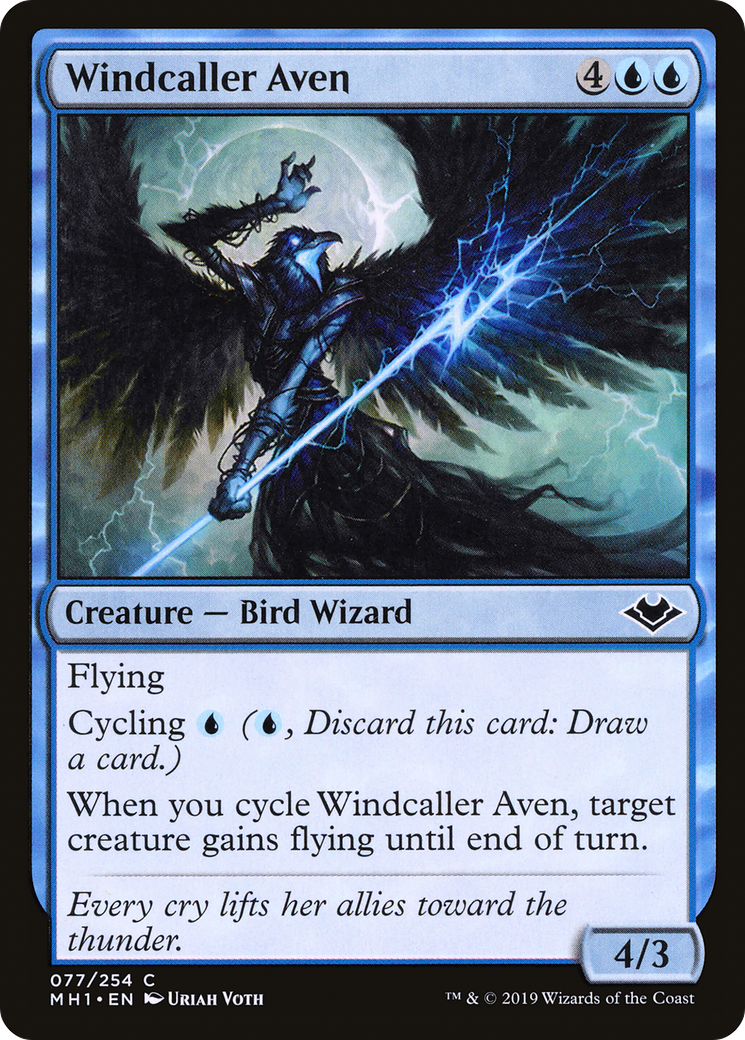 Windcaller Aven (MH1-077)  - Modern Horizons