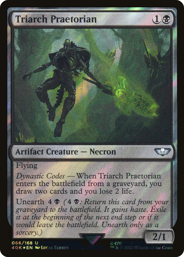 Triarch Praetorian (Surge Foil) (40K-066)  Foil - Warhammer 40,000 Commander