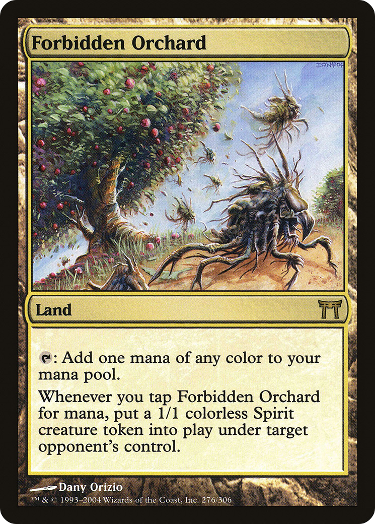Forbidden Orchard (CHK-276)  - Champions of Kamigawa
