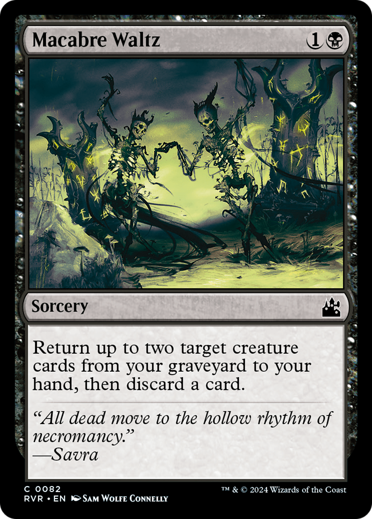 Macabre Waltz (RVR-082)  Foil - Ravnica Remastered