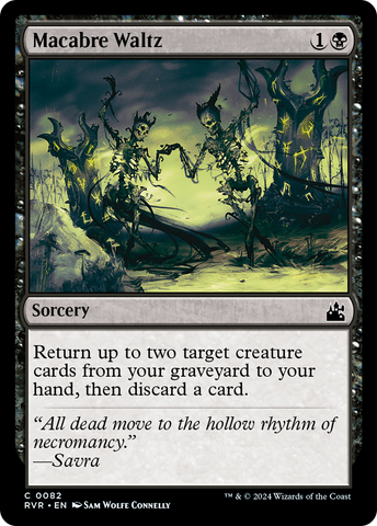 Macabre Waltz (RVR-082)  Foil - Ravnica Remastered