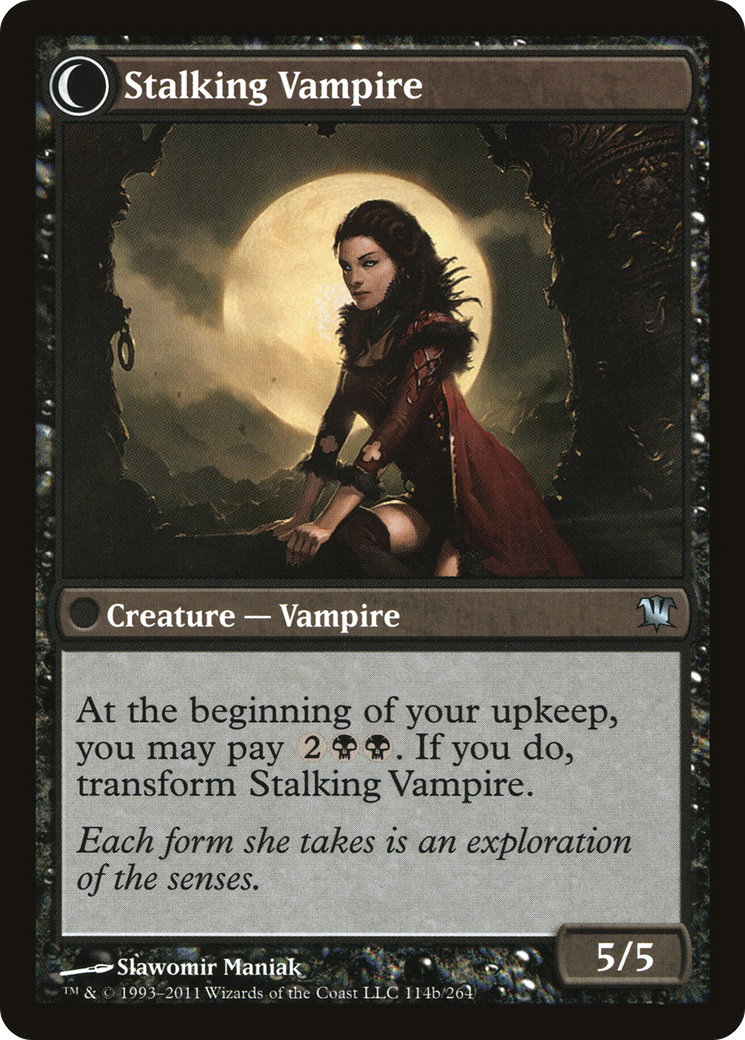 Screeching Bat (ISD-114) - Innistrad: (Double Faced Transform) Foil