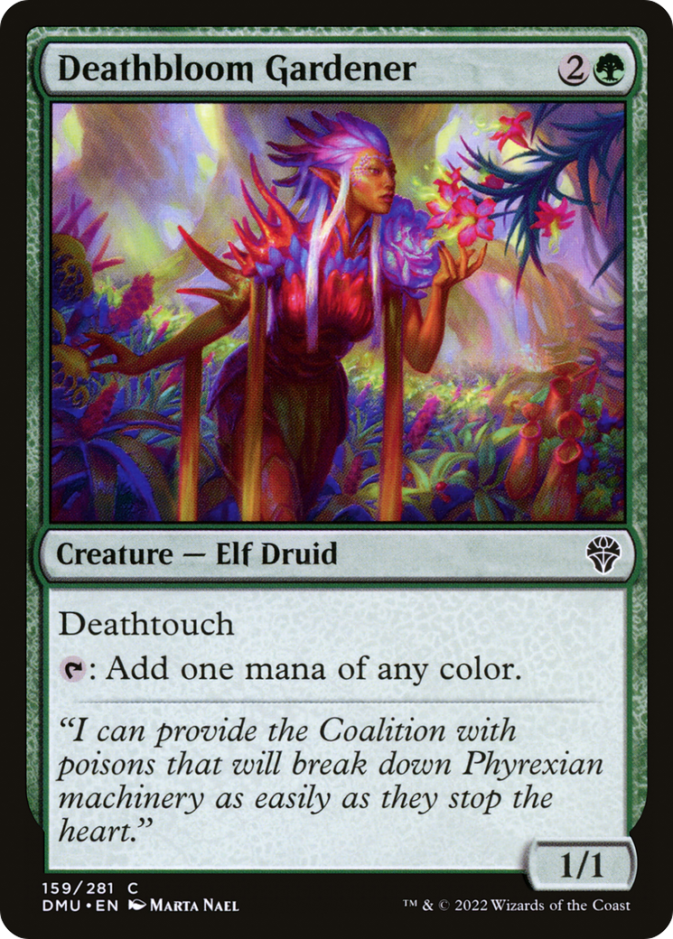 Deathbloom Gardener (DMU-159)  Foil - Dominaria United