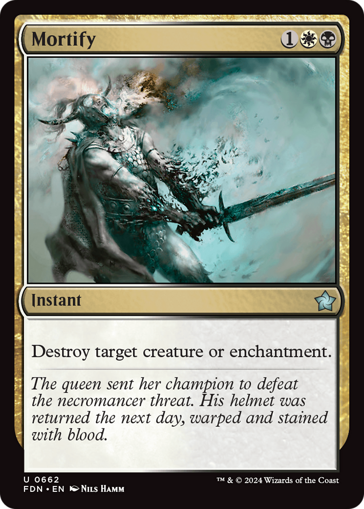 Mortify (FDN-662)  - Foundations