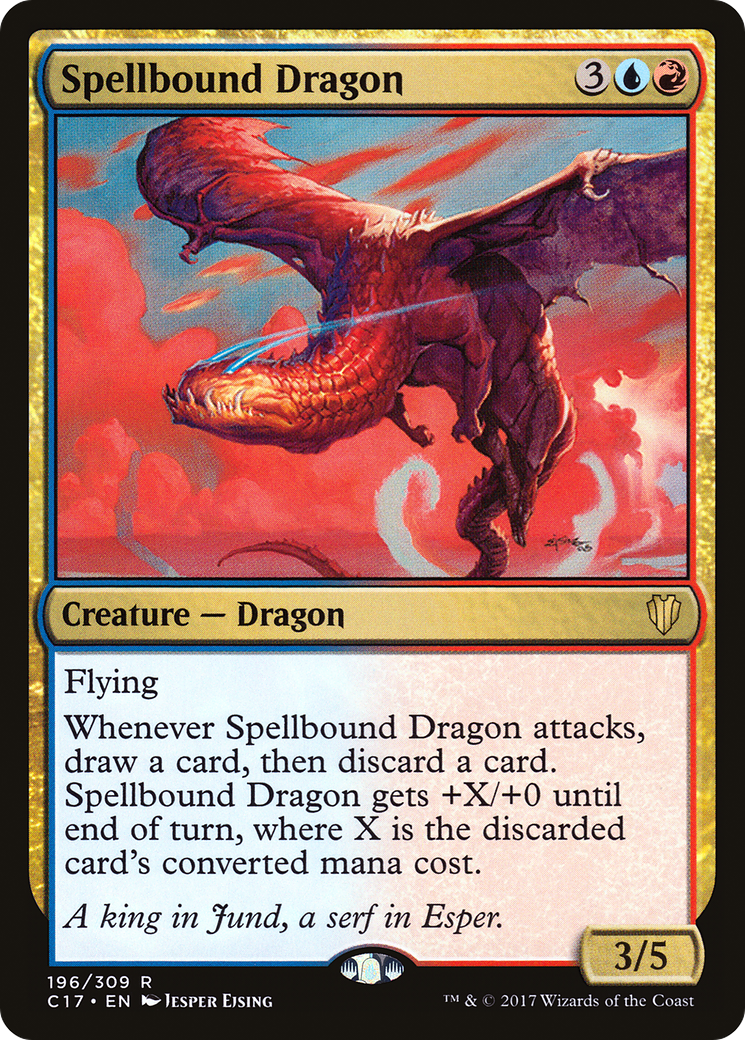 Spellbound Dragon (C17-196)  - Commander 2017