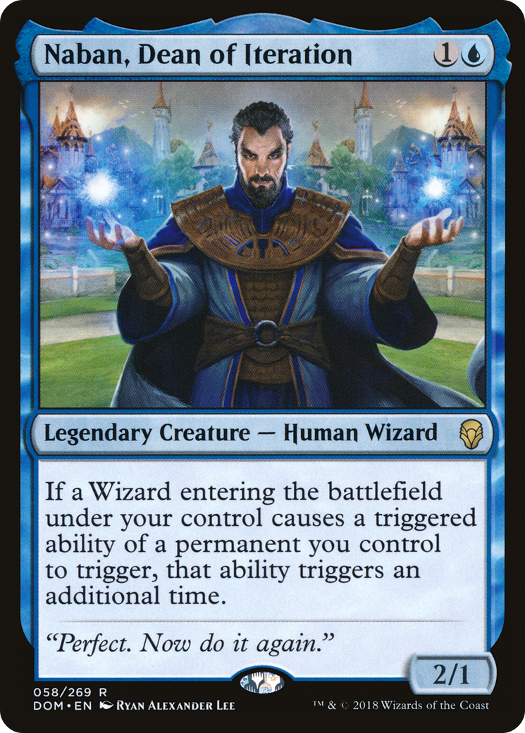 Naban, Dean of Iteration (DOM-058)  Foil - Dominaria