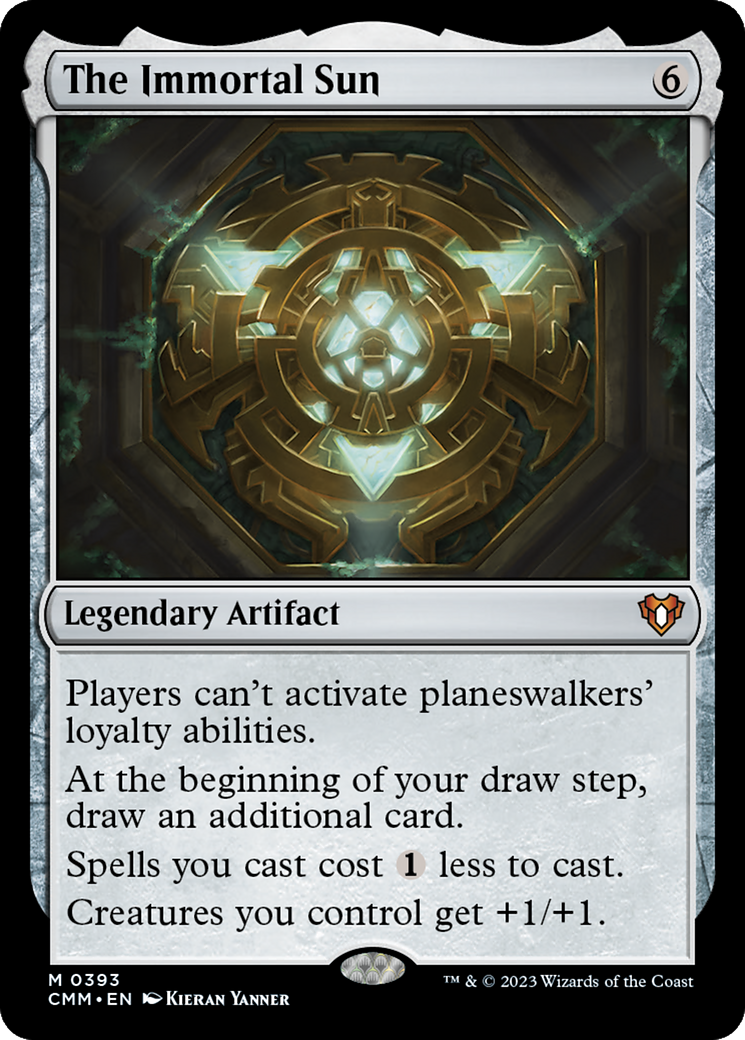 The Immortal Sun (CMM-393)  Foil - Commander Masters