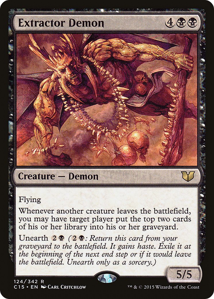 Extractor Demon (C15-124)  - Commander 2015