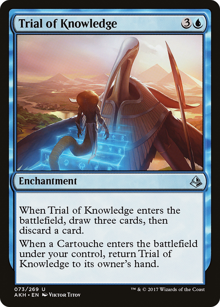 Trial of Knowledge (AKH-073)  Foil - Amonkhet
