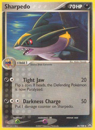 Sharpedo 038  Power Keepers - Uncommon