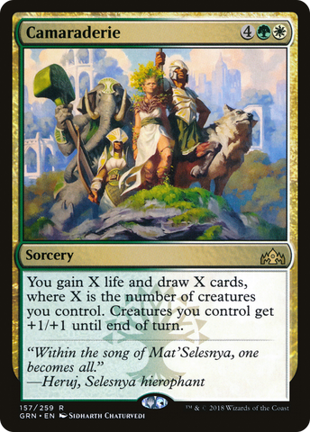 Camaraderie (GRN-157)  - Guilds of Ravnica