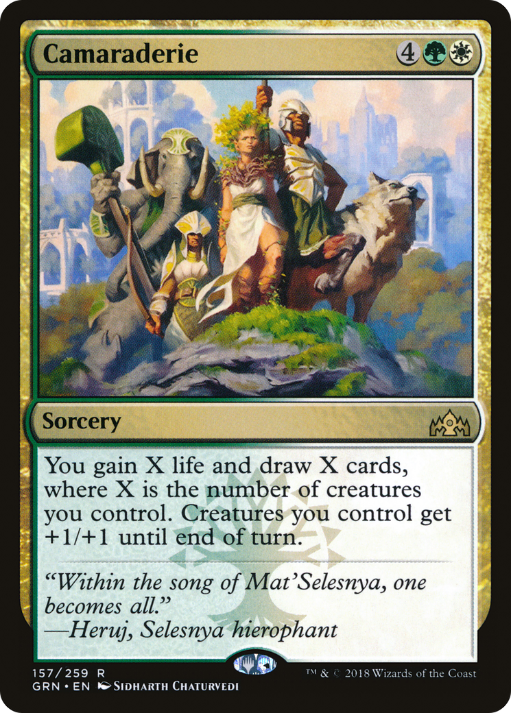 Camaraderie (GRN-157)  Foil - Guilds of Ravnica