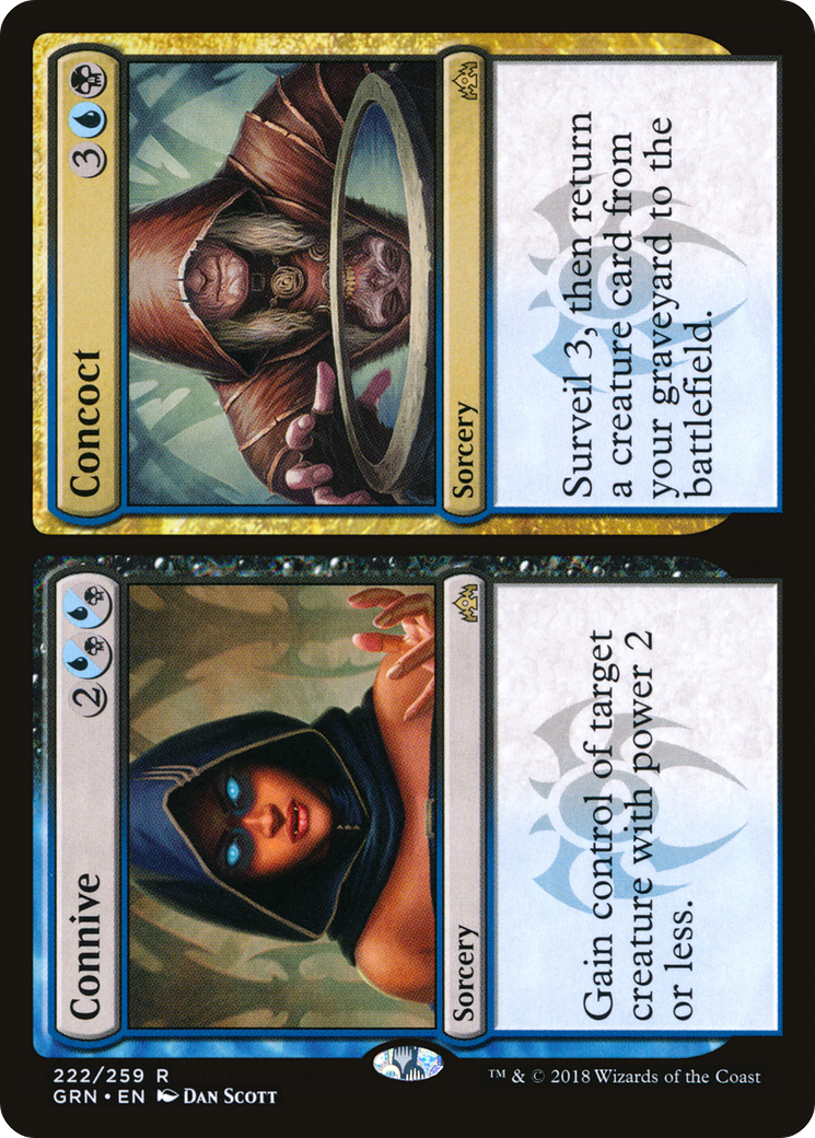 Connive // Concoct (GRN-222)  Foil - Guilds of Ravnica