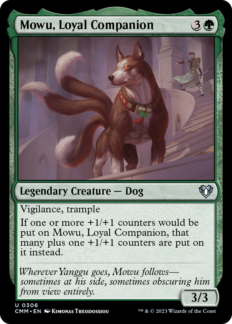 Mowu, Loyal Companion (CMM-306)  - Commander Masters