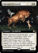 Liberated Livestock (Extended Art) (WOC-041) - Wilds of Eldraine Commander: (Extended Art)