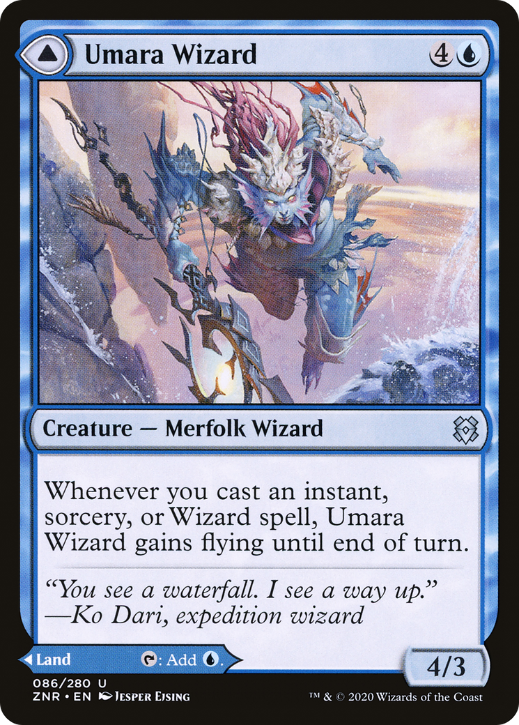Umara Wizard (ZNR-086)  Foil - Zendikar Rising