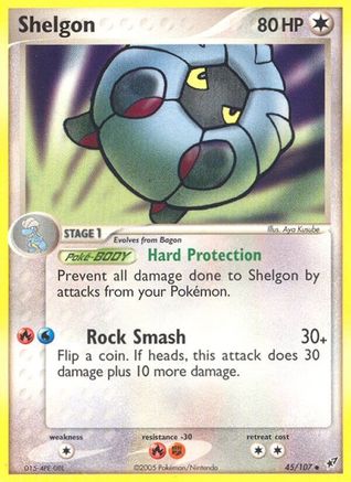 Shelgon 045  Deoxys - Uncommon