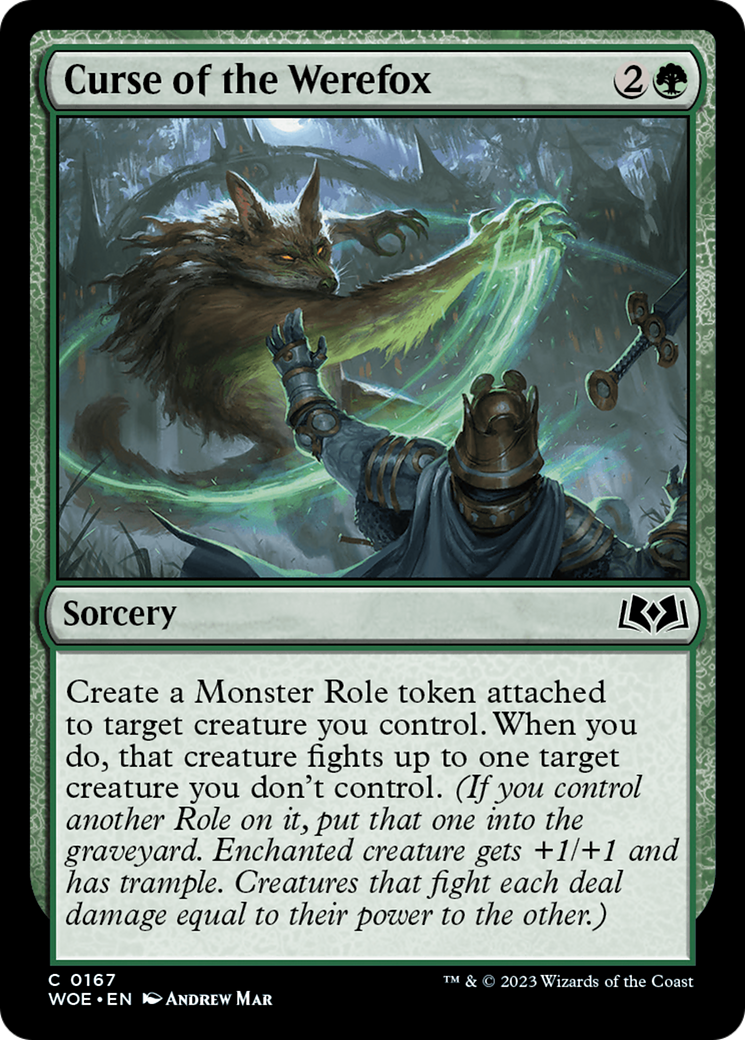 Curse of the Werefox (WOE-167)  Foil - Wilds of Eldraine