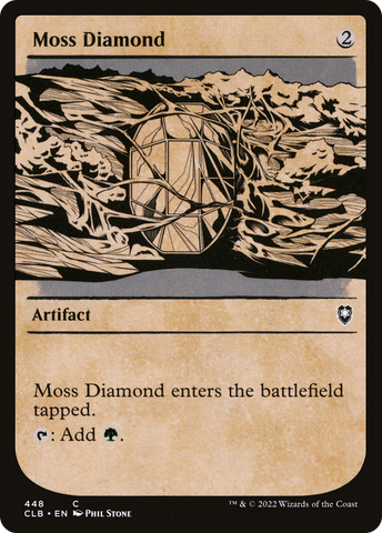 Moss Diamond (Showcase) (CLB-448)  - Commander Legends: Battle for Baldur's Gate: (Showcase)