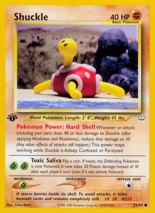Shuckle 051/64  - 1st Edition Neo Revelation - Common