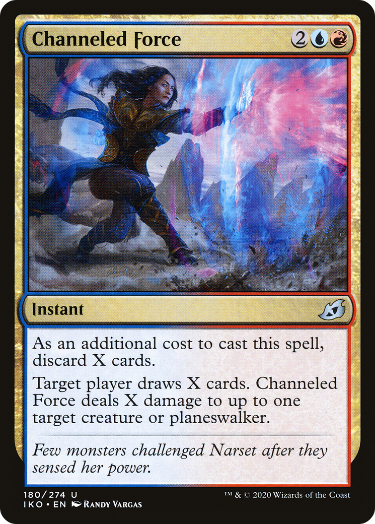 Channeled Force (IKO-180)  Foil - Ikoria: Lair of Behemoths