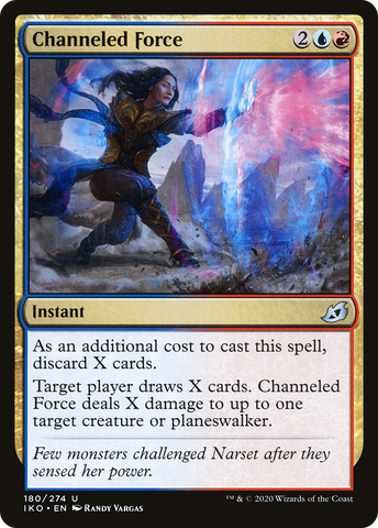 Channeled Force (IKO-180)  Foil - Ikoria: Lair of Behemoths