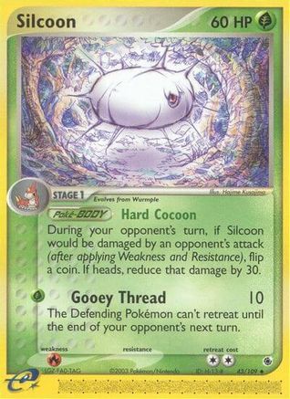 Silcoon 043  - Reverse Holofoil Ruby and Sapphire - Uncommon