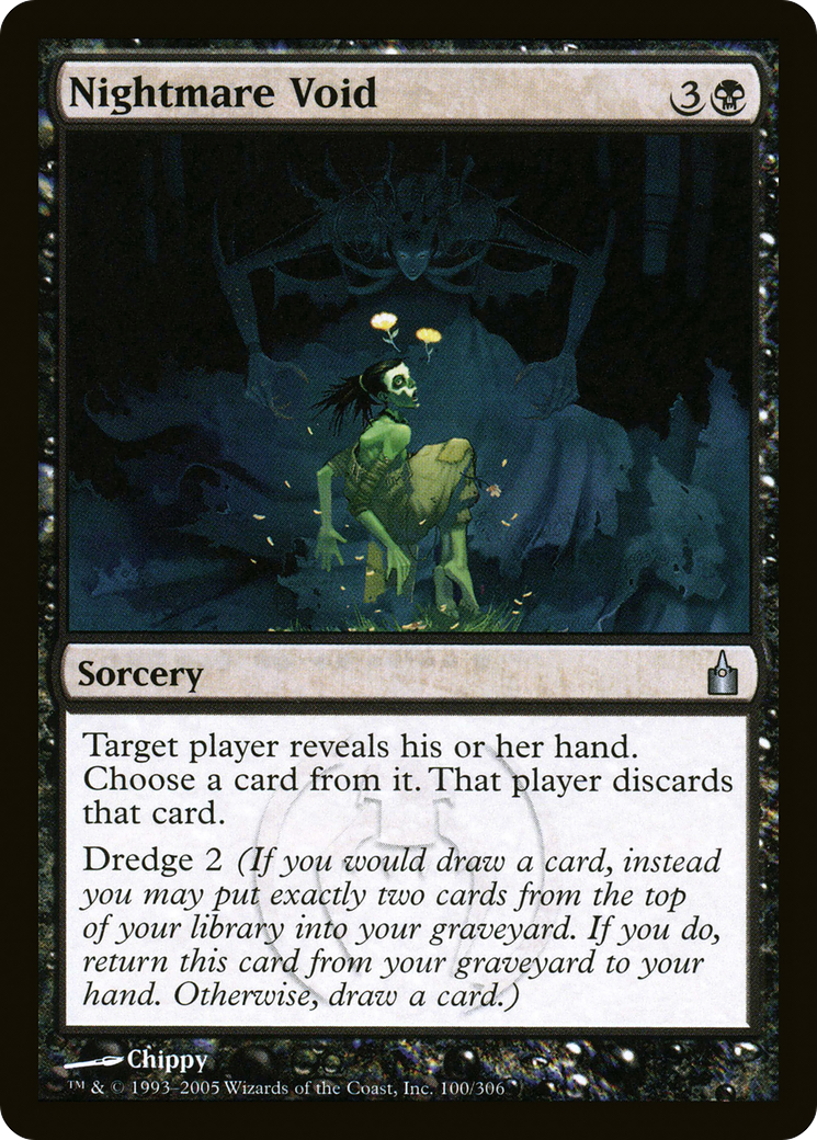 Nightmare Void (RAV-100)  Foil - Ravnica: City of Guilds