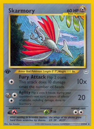 Skarmory 023/64  - Unlimited Neo Revelation - Rare