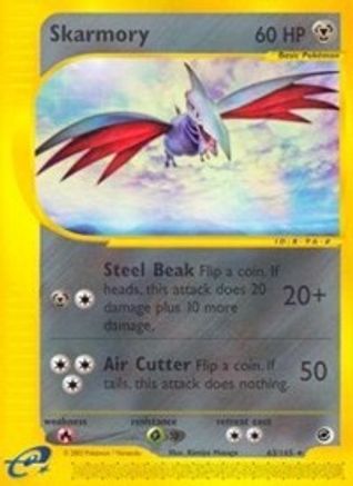 Skarmory (63) 063  - Reverse Holofoil Expedition - Rare