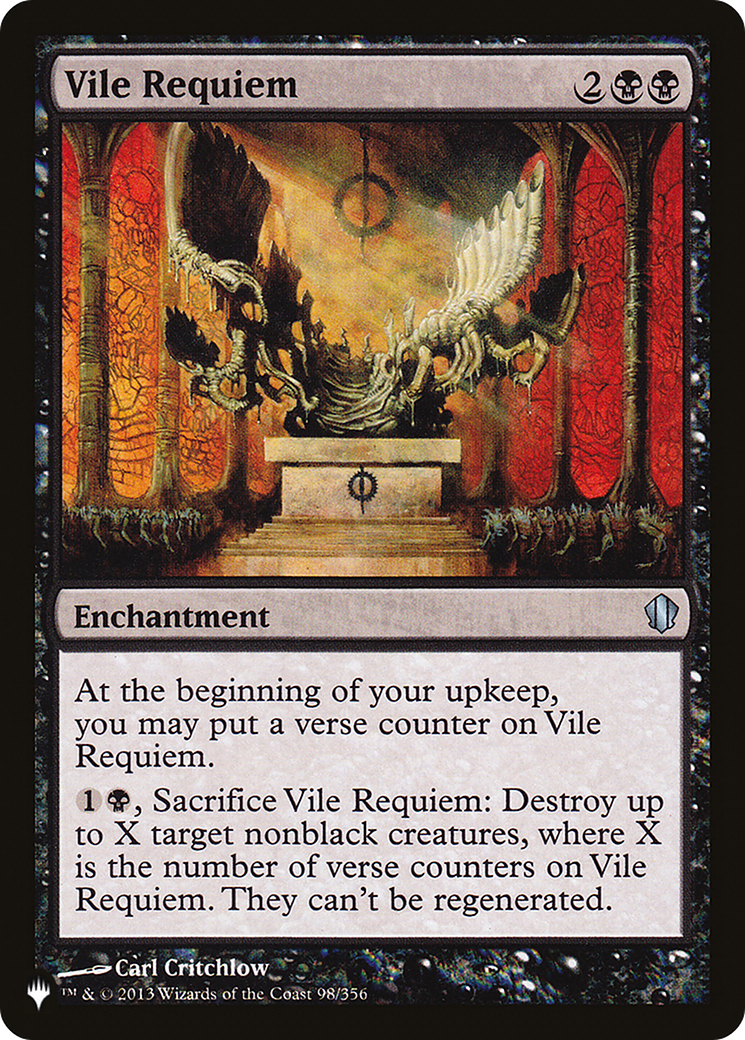 Vile Requiem (LIST-C13-98)  - The List