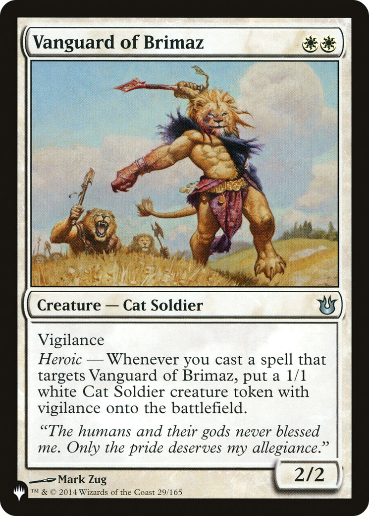 Vanguard of Brimaz (LIST-BNG-29)  - The List