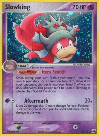 Slowking 014  - Holofoil Unseen Forces - Holo Rare