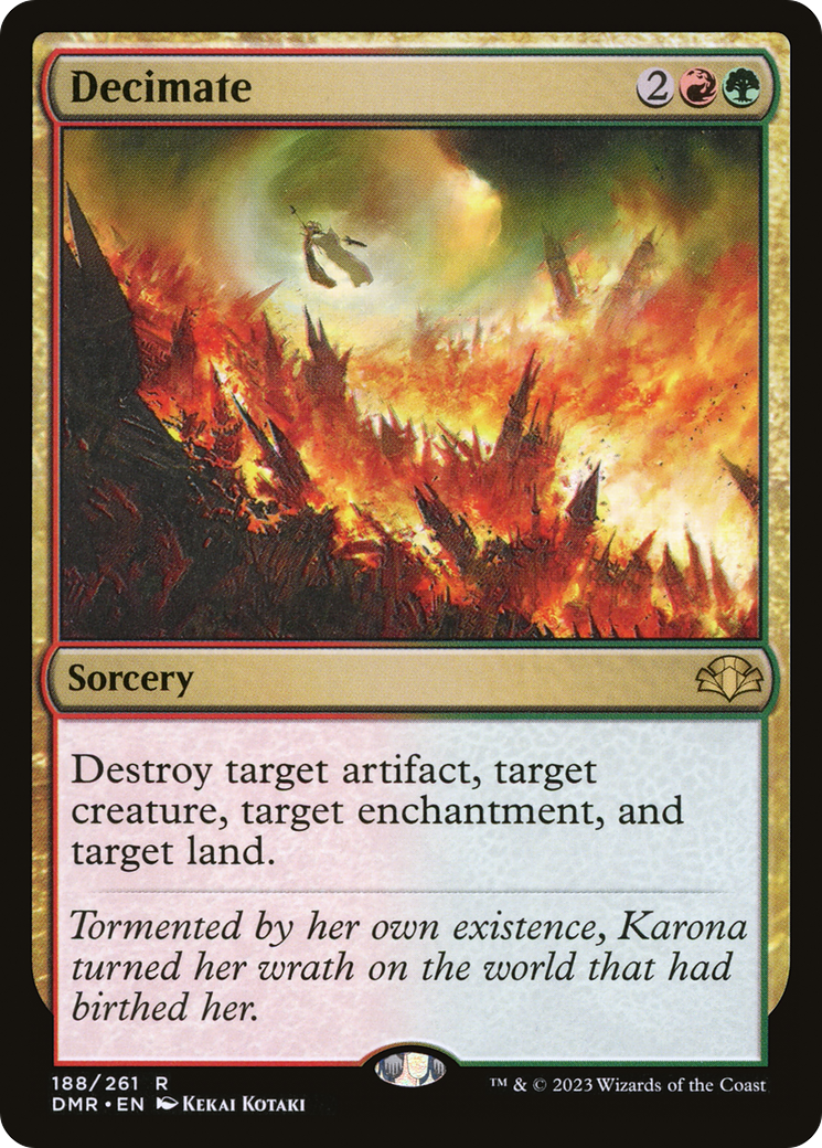 Decimate (DMR-188)  - Dominaria Remastered