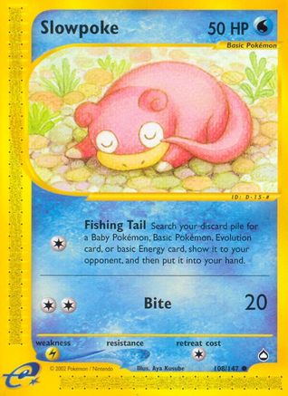Slowpoke 108  Aquapolis - Common