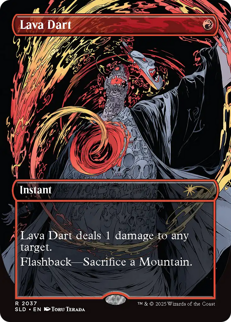 Lava Dart (SLD-2037)  - Secret Lair Drop (Borderless)