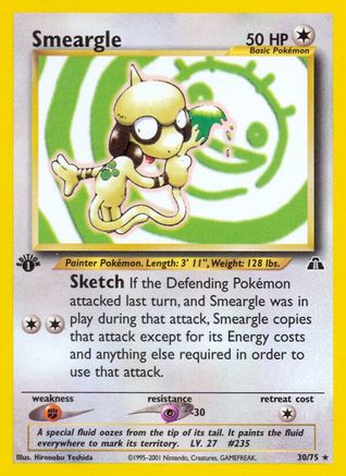 Smeargle (30) 030/75  - Unlimited Neo Discovery - Rare